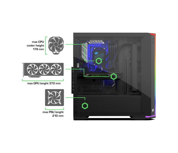 SilentiumPC Gladius GD6 TG ARGB - 469973 - zdjęcie 11